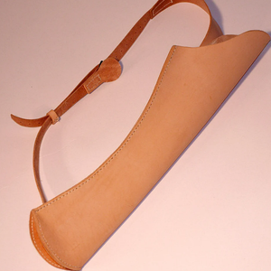 Flèche <span class=keywords><strong>d</strong></span>'épaule traditionnelle en cuir véritable carquois <span class=keywords><strong>porte</strong></span>-flèche avec ceinture à sangles faites à la main - Product Image 4