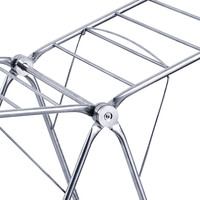 Nouvelle arrivée : Séchoir à linge multifonctionnel moderne en acier inoxydable de 11 m, pliable, à double niveau, en forme d'aile de mouette