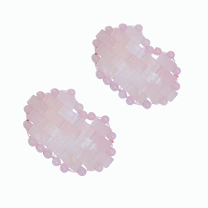 Natural 100% Rose Quartz Face <b>Eye</b> Massage Anti Puffiness Jade <b>Eye</b> <b>Mask</b> - Product Image 4