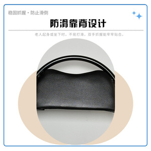 Hospital <b>Commode</b> <b>Chair</b> With U-Shaped Cushion For Elderly And Disabled Users Foam Filling Non-Slip Base - Product Image 3