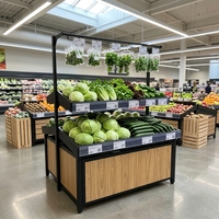 Étagères de présentation pour supermarchés, solutions de vente au détail complètes, rayonnages gondoles