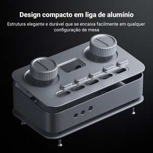 Fosi Audio K7 HiFi DAC & amplificatore per cuffie, Chip DAC AKM4493ESQ, PCM 384kHz/32Bit & DSD256, ingresso Mic USB Audio DAC per Gaming - Product Image 6