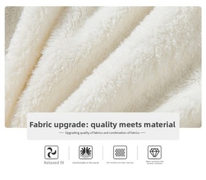 Doudoune Personnalisée d'Hiver Coupe Ample, Doublure Polaire Épaisse, Fermeture Éclair Intégrale, Veste Matelassée Chaude pour Hommes et Femmes - Product Image 2