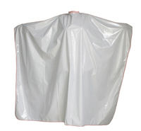 CANWAY Cape de barbier pour coupe de cheveux, tablier de salon imperméable pour adultes, chiffon antiadhésif pour coupe de cheveux