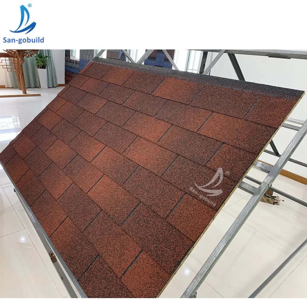 Colorful Fiberglass Asphalt Roofing Shingles Best Asphalt Building Materials Supplier