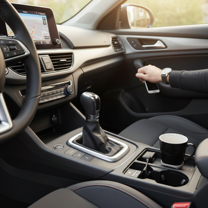 Pomo de Palanca de Cambios Cromado para Fiat Egea 2016-2019, Funda de Palanca de Cambios Premium - Product Image 3