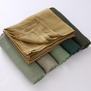 ผ้าคลุมศีรษะแบบชาวมาเลเซียและอินโดนีเซีย32สีฮิญาบแบบขอบกว้างเย็บสองชั้นแบบจำลอง Breathable70 * 180ซม. - Product Image 2