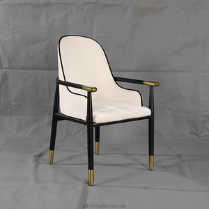 Silla de Comedor Italiana de Diseño Retro, Cómoda, de Cuero, para Muebles de Comedor - up Decors UP-002 Silla de Cuero UP-002 - Product Image 5
