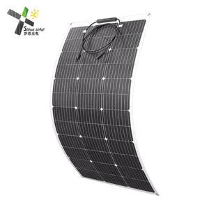 Panneaux solaires monocristallins au meilleur prix 100W 200W 300W Panneaux solaires flexibles à couche mince légers pour camping-car caravane bateau van - Product Image 4