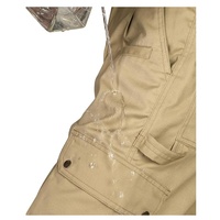 Celana Kerja Tahan Api BOCOMAL FR Cargo, Berat Sedang 7.5oz, 100% Katun Twill, Tahan Air, Tahan Minyak, Tahan Api, Model 2 Longgar