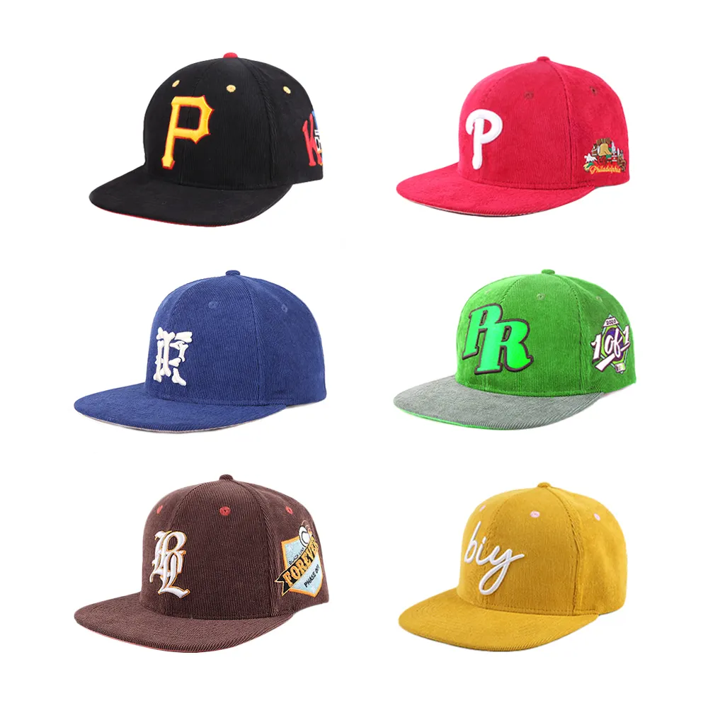หมวกแก๊ปปีกสแนปแบคสำหรับผู้ชาย,หมวกแก๊ปปีกหมวกเบสบอลหมวกแก๊ปเข้ารูปสไตล์ฮิปฮอป