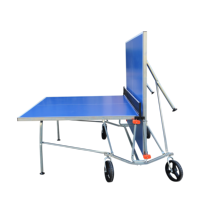 Table de ping-pong pliable, imperméable, durable et portable pour les sports de plein air, la maison, la salle de sport et le fitness