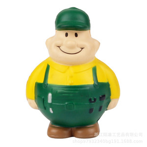 Cartoon Fat Man Pu Foam High <b>Rebound</b> Toy Fidget Toy For 2 To 4 Years Unisex - Product Image 3