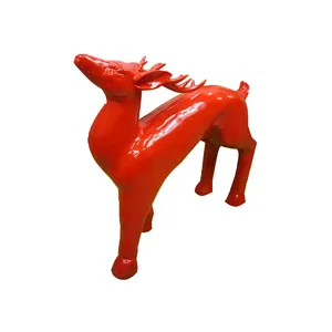 אדום צבע צבי שרף אמנות פסל גן פיסול