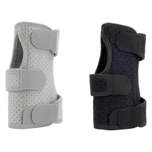 Attelle de poignet réglable enveloppante pour adulte avec double plaque de soutien en aluminium, protection de la paume en polyester pour le fitness, le sport et l'extérieur - Product Image 6