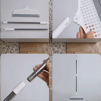 2024 haute qualité magique Silicone multi-usages raclette ménage vadrouille acier balai pelle à poussière en gros en plastique fenêtre verre