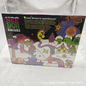 Calendrier de l'Avent NeeDoh 24 Jours, Boîte Mystère Surprise Squishy, <span class=keywords><strong>Jouet</strong></span> Anti-Stress à Rebond Lent à la Maltose pour Noël, Pâques, Enfants - Product Image 6