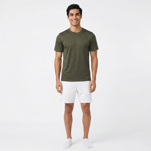 Camiseta Básica Informal de Algodón 100% para Hombre, Talla Grande, Color Blanco, con Mangas Cortas, Última Moda, Precio Económico, Nueva Camiseta para Hombre - Product Image 1