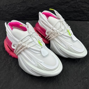 Chaussures de sport unisexes en cuir véritable bleu ardoise à bout fermé, lacées, faites à la main, confortables, légères, anti-odeur, sécuritaires - Product Image 3