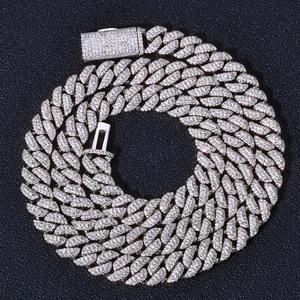 Bracelet tendance en argent sterling 925 avec moissanite taille brillant rond pour un style hip-hop urbain - Product Image 4