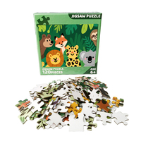 Vente en gros Personnalisé Animal Puzzle Jouet 500 1000 Pièces Puzzle Jeu Carton Jigsaw Puzzles Enfants 120 Pièces Fabricants