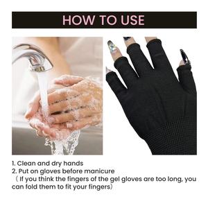 <span class=keywords><strong>Gants</strong></span> de protection contre les rayons <span class=keywords><strong>UV</strong></span>, 2 pièces, lampe LED, protection <span class=keywords><strong>UV</strong></span>, <span class=keywords><strong>gants</strong></span> <span class=keywords><strong>anti</strong></span>-radiations, outils de manucure et d'art des <span class=keywords><strong>ongles</strong></span> - Product Image 3