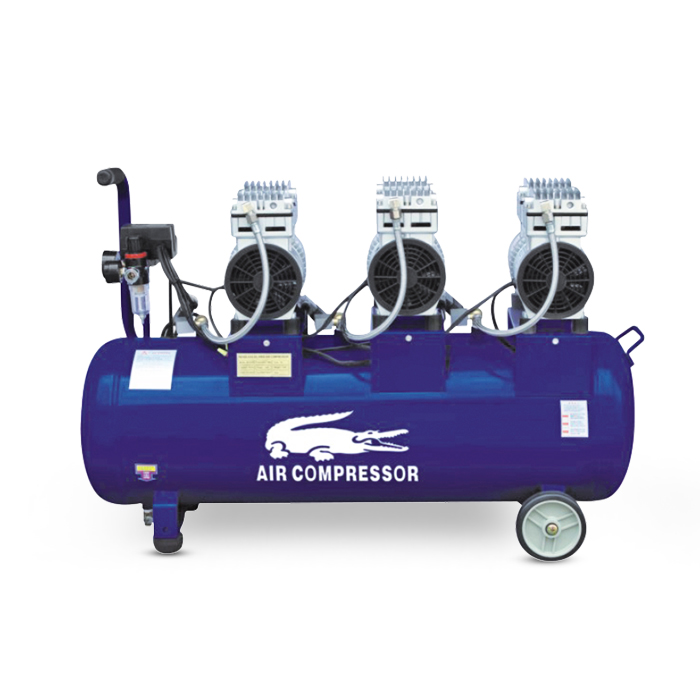 Бесшумный безмасляный воздушный компрессор воздуха 5 л. С. 7,5 кВт л. С.