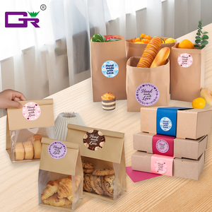 Etiquetas Redondas Personalizadas en Rollo, Adhesivos de Vinilo Impermeables, Hechas a Mano con Amor, Impresión de Etiquetas para Paquetes - Product Image 4