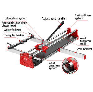 Cortadora manual de azulejos Shijing 1352/1322/1332-800/1000/1200mm, máquina de corte de azulejos con cuchilla de empuje manual para azulejos, cerámica y mármol - Product Image 6
