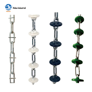 <span class=keywords><strong>Disque</strong></span> en ABS injecté sous pression avec chaîne en acier électrogalvanisé pour systèmes d'alimentation automatique de porcs et de volailles, convoyeur d'alimentation - Product Image 1