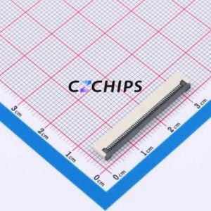 XW0520012-540R-001 FFC/FPC Connector SMD,P=0.5mm,Horizontal Mount Connector Flip Cover Type Bottom Contact 54P 0.5mm - Product Image 1