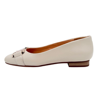 Chaussures plates en cuir plates confortables en cuir véritable 100% personnalisées professionnelles