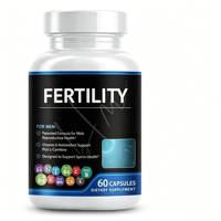 Complément de fertilité OEM/ODM pour hommes, multivitamines masculines avec racine de maca, L-carnitine, soutient l'équilibre hormonal et la motilité