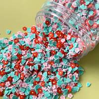 4 juillet Oncle Sam Chapeaux Polymère Argile Tranche Slime Remplissage Sprinkles Nail Art Charms