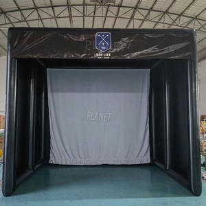 Vente en gros <span class=keywords><strong>de</strong></span> cage gonflable pour simulateur <span class=keywords><strong>de</strong></span> <span class=keywords><strong>golf</strong></span> Tente <span class=keywords><strong>de</strong></span> simulation <span class=keywords><strong>de</strong></span> <span class=keywords><strong>golf</strong></span> noire avec projection pour simulateur - Product Image 5