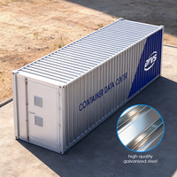 Conteneur de centre de données modulaire préfabriqué 20FT 40FT Solution informatique tout-en-un personnalisée UPS Refroidissement de précision Stock Galvanisé