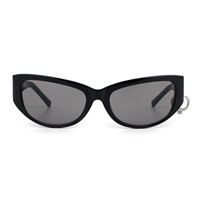 Lunettes de soleil polarisées Y2K pour femmes, faites à la main en acétate, personnalisables, de haute qualité, avec accessoires en métal, vente en gros HA24556