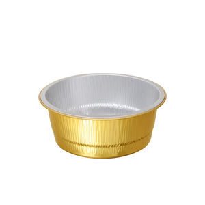 Hbole Y140-620 Aluminiumfolie-Behälter Einweg-Alufolienschalen Verstärkte Goldene Takeaway-Verpackung für Gedämpfte Eier Versiegelte Lunchbox Lebensmittelbehälter - Product Image 4