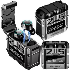 Audífonos TWS M25 Damix Impermeables de Baja Latencia, Auriculares In-Ear con Banco de Carga para Juegos, Cascos Inalámbricos para Gaming TWS - Product Image 1
