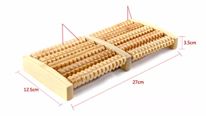ストレスフィットネスヘルスケアのための足マッサージローラー鎮痛木製足マッサージャーローラー反射学 - Product Image 6
