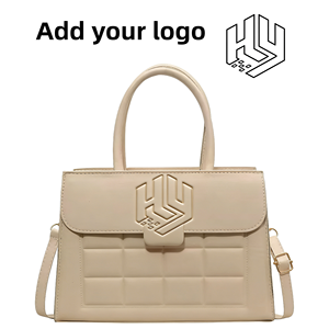 حقيبة كتف نسائية للخريف قابلة للتخصيص بالجملة من المصنع، حقيبة عمل بلون موحد مقاومة للماء من الجلد الصناعي بسحاب أنيق - Product Image 3