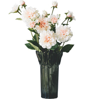 Bouquet de fleurs artificielles en soie pivoine, 61 cm, en promotion, idéal pour la décoration de la maison, de mariages, de Noël et du Nouvel An