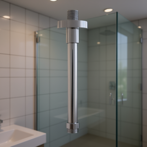 Brazo de ducha para techo de 13.5 cm de longitud con acabado cromado, accesorio para baño - Product Image 3