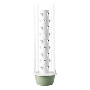 Horticultural 9 Layers Soilless Culture Flower Lettuce Growing Vertical Petal Hydroponic Towers With Led Grow <b>Light</b> - Product Image 1