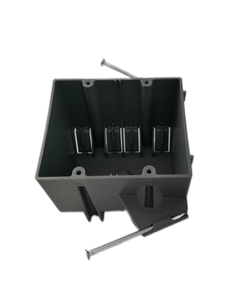 YGC-017X UL America Electrical Box Outlet Box Plastic BOX 2 Gang With Nails ON