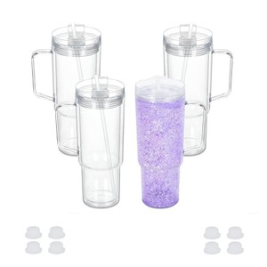 <span class=keywords><strong>Gobelet</strong></span> isotherme Beeman 40oz à double paroi en PS, avec poignée et couvercle, <span class=keywords><strong>réutilisable</strong></span>, sans BPA, pour boissons - Product Image 2