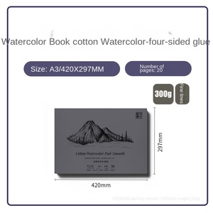 <span class=keywords><strong>Papier</strong></span> aquarelle en coton 300g, grossier, 8k/16k, scellé sur quatre côtés, professionnel, pour étudiants en art, Chine, directement de l'usine - Product Image 6