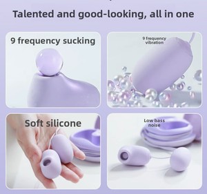 Vibrador Doble con Forma de Huevo para Estimulación del Clítoris, Juguete Sexual para Mujeres, Venta al Por Mayor - Product Image 5