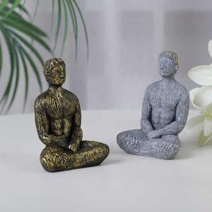 Statua Religiosa Occidentale per Preghiera, Scultura Verticale di Dio Guardiano <span class=keywords><strong>Maschile</strong></span> e Dea, Artigianato in Resina, Decorazione per la <span class=keywords><strong>Casa</strong></span> - Product Image 4