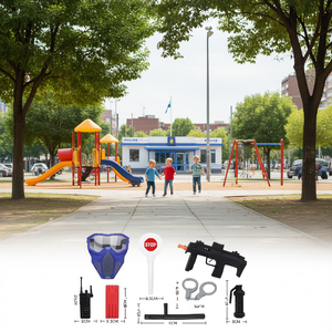 Mi Casita Police Set Plastic Role Play Toy For Kids 4-6 Years With Vest And Accessories - Product Image 2